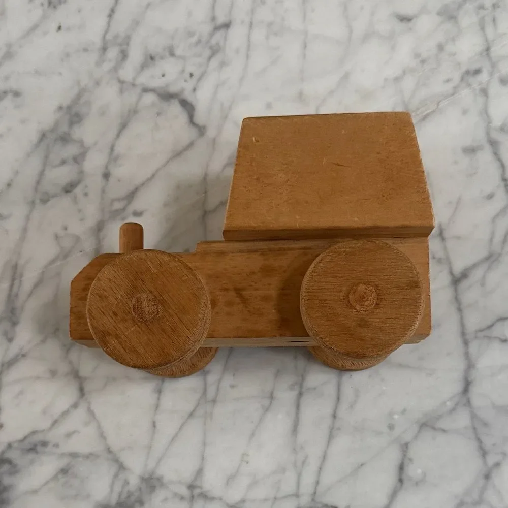 Vintage Wooden Toy Car